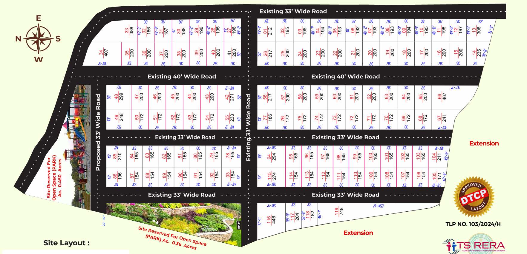 Srinivasam Layout Plan